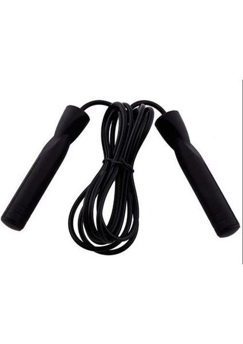 ZB-217 Sünger Saplı Rulmanlı Atlama İpi 2.74 Metre Siyah