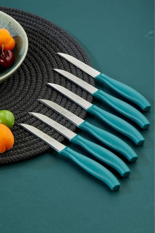 12 Li Lüx Paslanmaz Çelik Sebze Ve Meyve Bıçağı