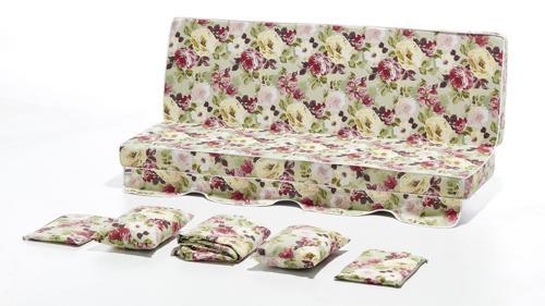 Salıncak Minder Kılıf Takımı 3 Kişilik (Süngersiz) - Yeni Güllü