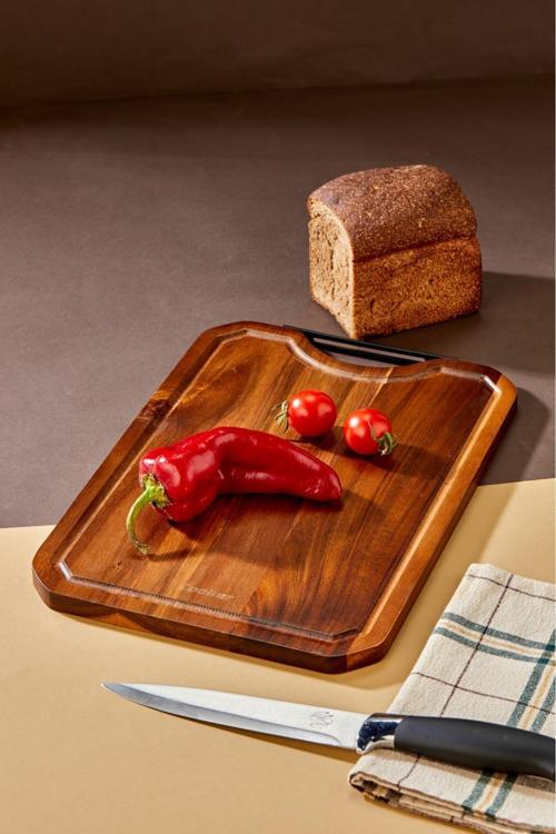 Lüx 35X25 Cm Akasya Ağacı Kesme Tahtası