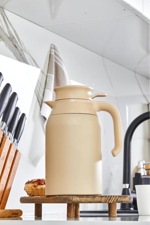 2 Litre Çift Kat Renkli Paslanmaz Çelik Termos ( Piknik Kamp Outdoor Ofis Otel Kafe Okul )