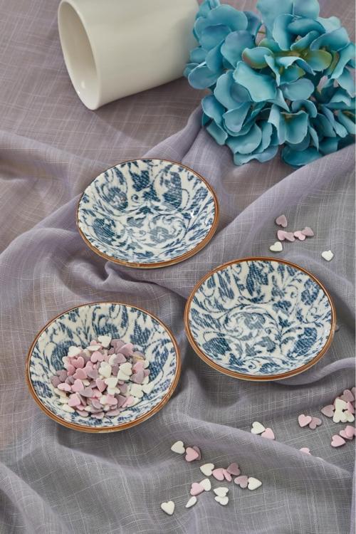 6'Lı Porselen Dijital Baskı 9 Cm Kahvaltılık Sosluk & Reçellik