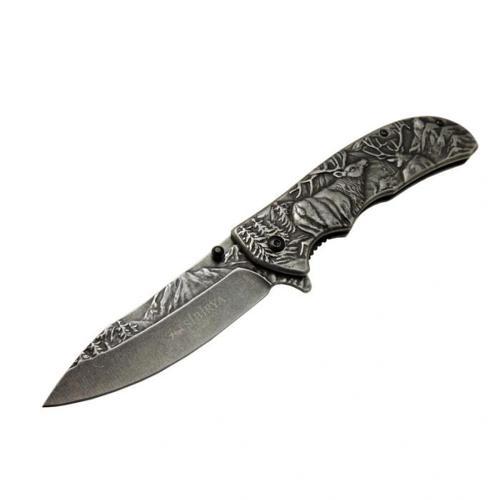 Geyikli Çakı Eskitme S-2078B 21,5 CM