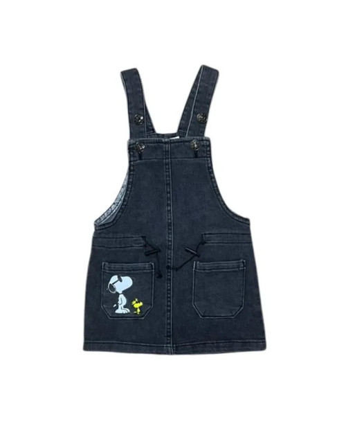 SNOOPY BASKILI KOT JİLE Siyah