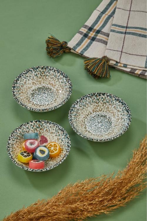 6'Lı Porselen Dijital Baskı 9 Cm Kahvaltılık Sosluk & Reçellik