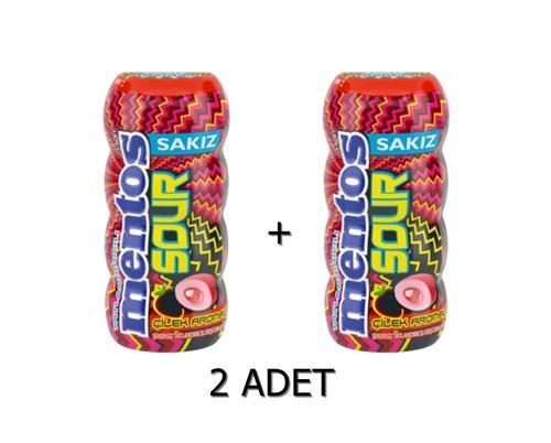 Sour Çilek Aromalı Şekersiz-Tatlandırıcılı Ekşi Draje Sakız 30g (2 ADET)