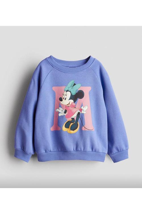  Karakter Baskılı Sweatshirt