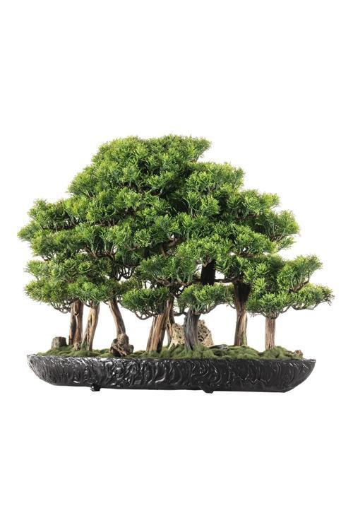 Navis Bonsai Garden - Iç Ve Dış Mekan Kullanımına Uygun Premium Kalitede Yapay Bitki 70X50 Cm