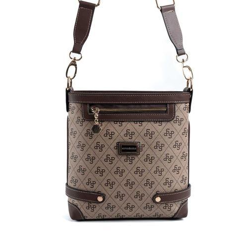 Kadın Çapraz Çanta 1120-48054 SILVER POLO  M178 KOYU BEJ-MAT KAHVE