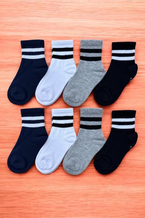 8 Çift Burun Dikişsiz Çemberli Tenis Çocuk Soket