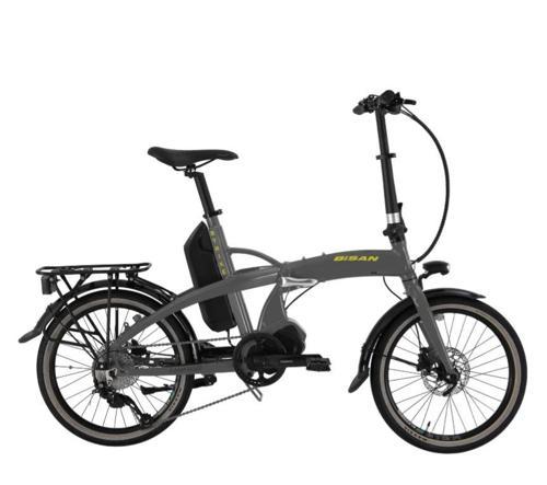E Folding Strike 20 Jant 9 Vİtes Gri Neon Sarı Elektrikli Katlanır Bisiklet