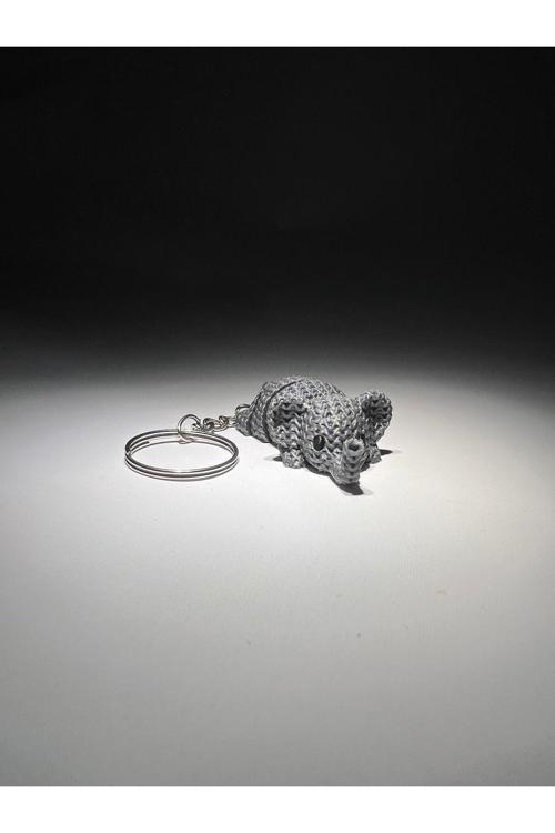 Örgü Eklemli Fil Anahtarlık