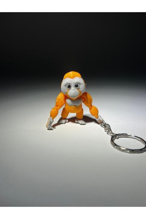 İyimser Orangutan Eklemli Anahtarlık