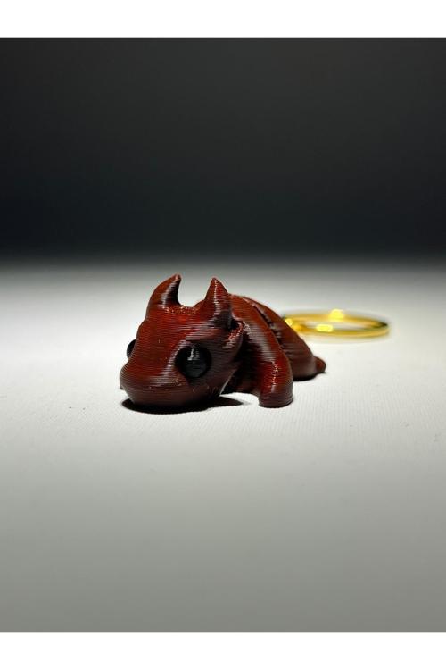 Minik Bebek Ejderha Eklemli Anahtarlık