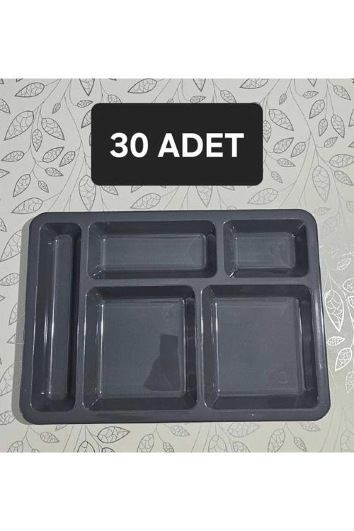 30'Lu 5 Gözlü Tabldot Polikarbon Kırılmaz Ve Hafif (30 Adet)