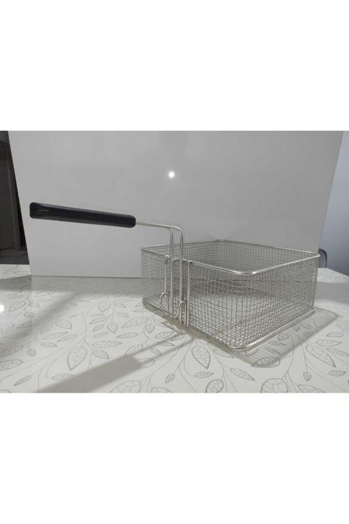 Fritöz Sepeti Uzunluk 27 Cm Eni 26 Cm Arkadan Asma Kancalı