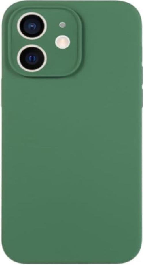 IPhone 11 Uyumlu Silikon Telefon Kılıfı, Lansman Tasarım, Koyu Yeşil