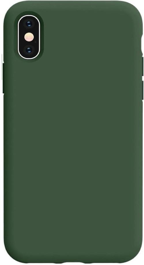 IPhone X Silikon Kılıf, Premium Lansman, Koyu Yeşil