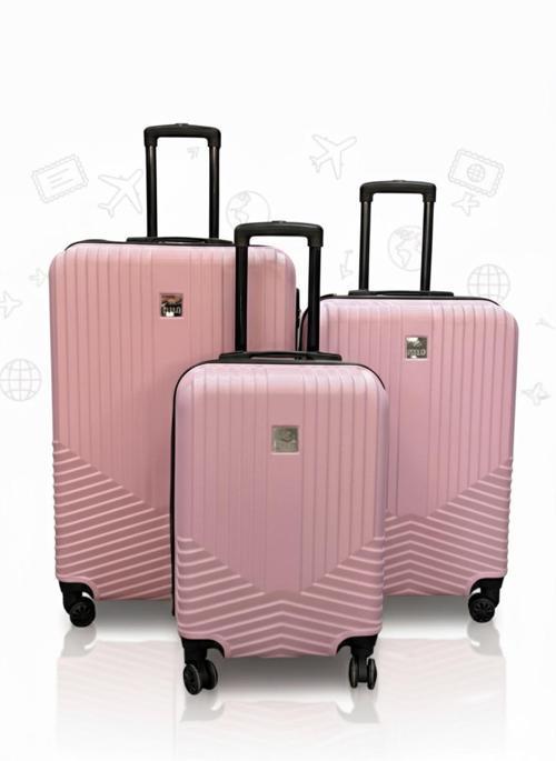 3'lü Kırılmaz Silikon Valiz Seti – Şifreli, Sessiz Tekerlek, Çelik Çekçek (Büyük-Orta-Kabin)