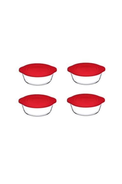 Borcam Plastik Kapaklı Saklama Kabı 1450 Cc 4 Adet