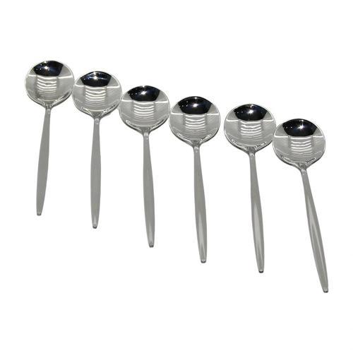 6pcs Metal Yemek Kaşık