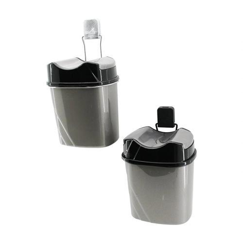 Metal Askılı Plastik Çöp Kovası Yapışkanlı Montaj