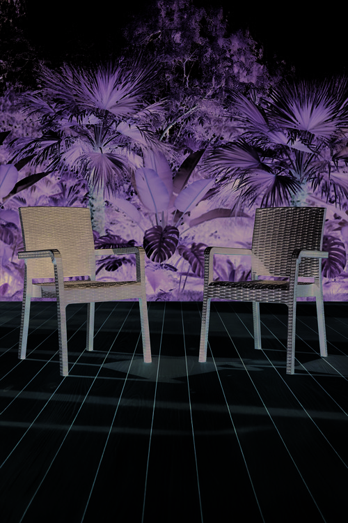 King 2'li Rattan Sandalye Kahve