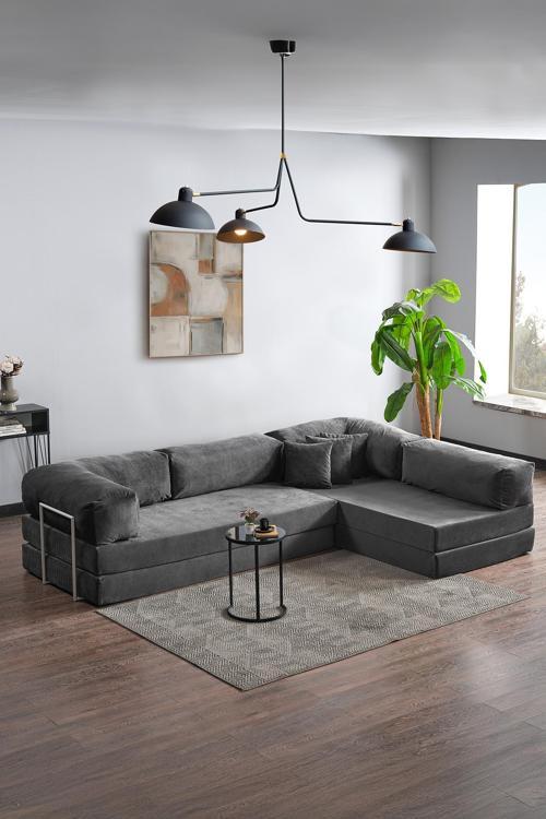 Legom Petek Aktivite Koltuğu Yatak Olabilen Çok Amaçlı Kanepe L Koltuk Antrasit