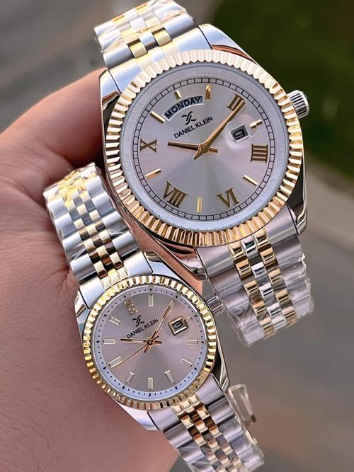 Bay Ve Bayan Çelik Kordon Çiftlere Özel 3 Atm Suya Dayanıklı Cift Saati CF.PK.12994.P1