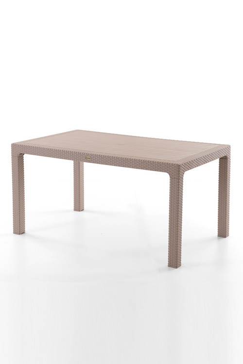 Rattan 90x150 Cm Masa Cappuccino