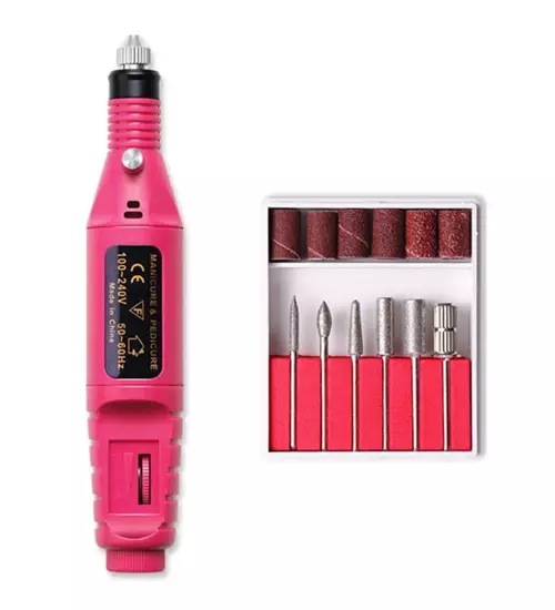 Elektrikli Manikür Pedikür Törpüsü Profesyonel Bakım Süsleme Elektrikli Tırnak Törpü Makinesi  