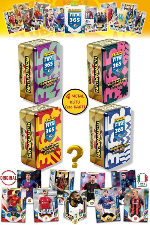 Panini Fifa 2026 Classic Metal Kutulu Futbolcu Kartları (4 Farklı Renkli Kutu Set Seçeneği 120 Kart)