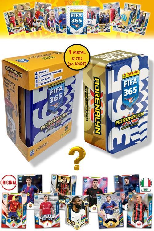 Panini Fifa 2026 Metal Kutulu Futbolcu Kartları (24 Core 4 LE 1 Coin 1 Golden Kart) - Mavi Beyaz