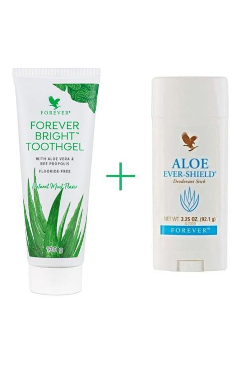 Aloe Ever- Shield Deodorant (Stick Rolon Koltukaltı) Ve Forever Diş Macunu Brıght Aloe Vera