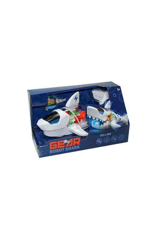 Pilli Işıklı, Müzikli ve Hareketli Robot Köpek Balığı