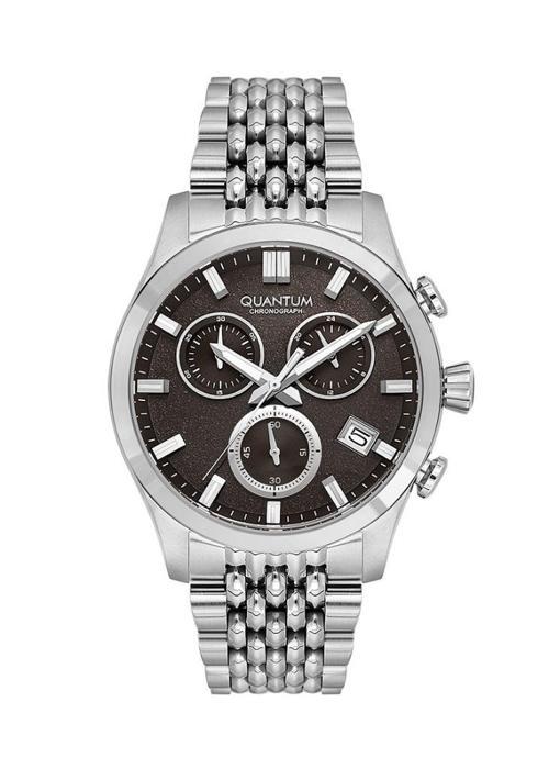 ADG1165.380 Tüm Fonksiyonları Aktif 10 ATM Suya Dayanıklı Çelik Kordonlu Metalik Renk Erkek Kol Saati