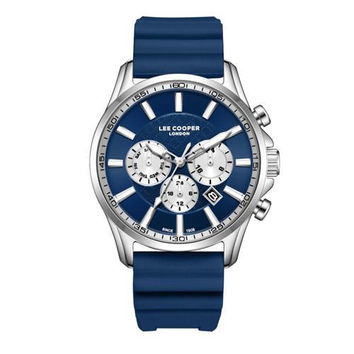 LC08170.399 Silikon Kordon Metal Kasa 5 ATM Suya Dayanıklı Lacivert Renk Erkek Kol Saati