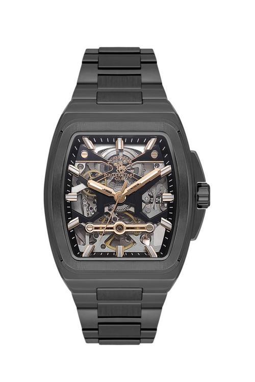 Santa Barbara Polo Racquet Club SB.1.10630-4 Otomatik Mekanizmalı Kare Kadranlı Çelik Kordon Çelik Kasa 5 ATM Suya Dayan