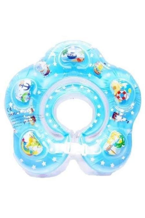 0-18 Ay Bebek Yüzme Boyun Simidi Emniyet Kilitli Şişme Boyunluk