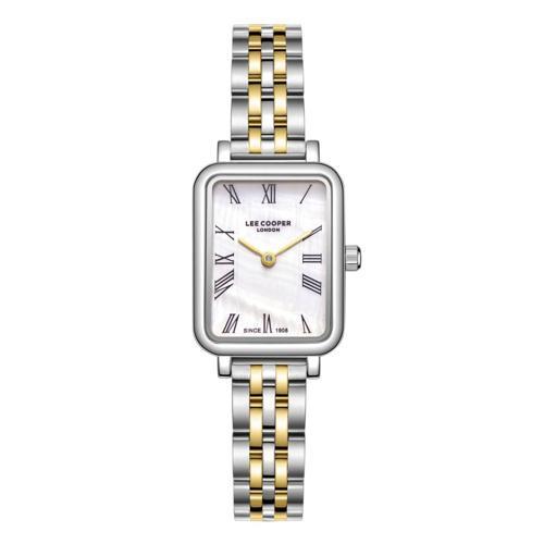 LC08232.220 Dikdörtgen Kasa Romen Rakamlı 3 Atm Suya Dayanıklı Metalik-Altın Renk Kadın Kol Saati