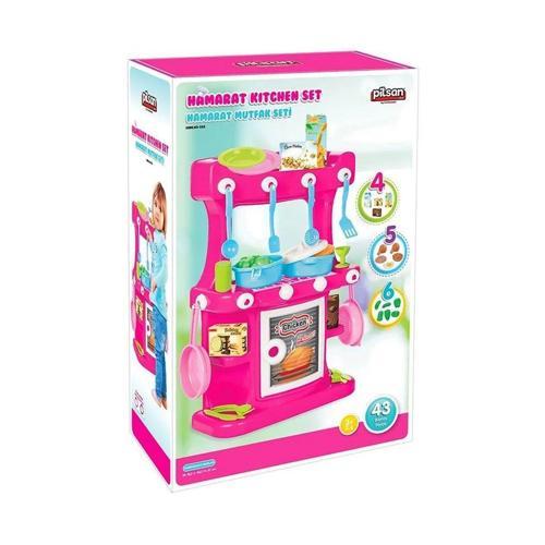 03 335 Hamarat Ayaklı Mutfak Seti Pembe - Oyuncak