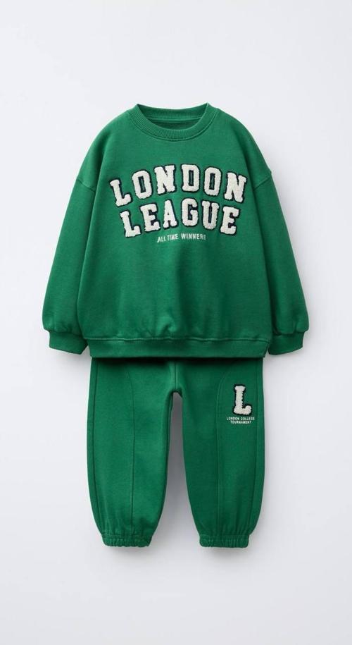 Snook Çocuk Eşofman Takımı – “London League” Baskılı, 3 İplik Şardonsuz