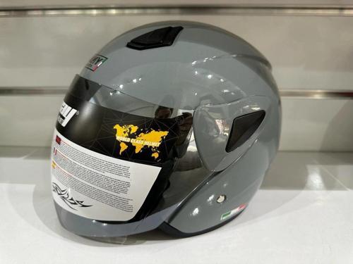 Kask Sw-733 Yarım Aynalı Camlı Nardo Gri
