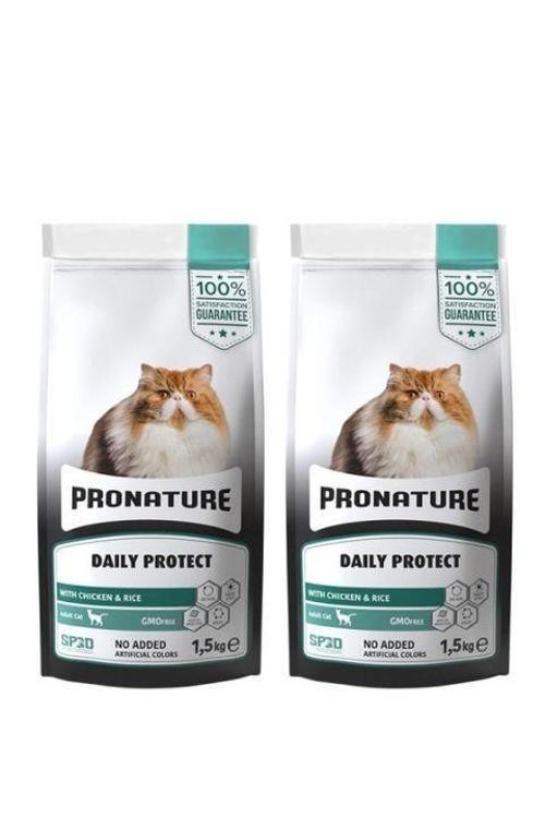 Daily Protect Tavuklu Yetişkin Kedi Maması 1,5Kg x 2 Adet