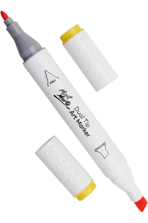 MM Marker Çift Uçlu Sanat Kalemi Premium - Deep Yellow 32