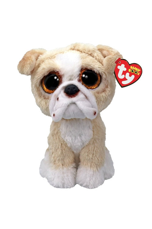Ty Beanie Boos Bulldog Pooch 15 Cm Peluş Oyuncak | Ty Köpek Peluş | Yumuşak Ve Sevimli Koleksiyon Oyuncağı