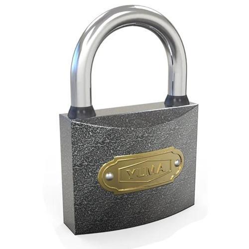 Yuma Gri Döküm Kısa Asma Kilit 50mm