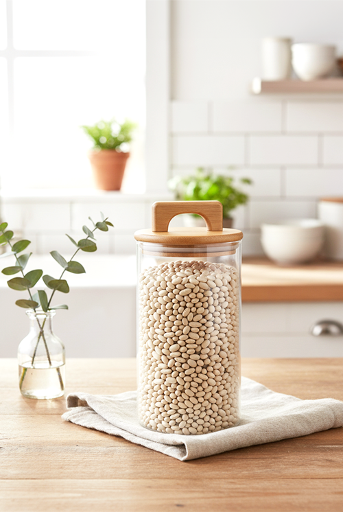 Deny Akasya Kapaklı Saklama Kabı 1550ml