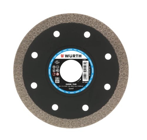 Elmas kesme diski, speed, fayans ELMAS KESİCİLİ DİSK (FAYANS) D115X1,4MM