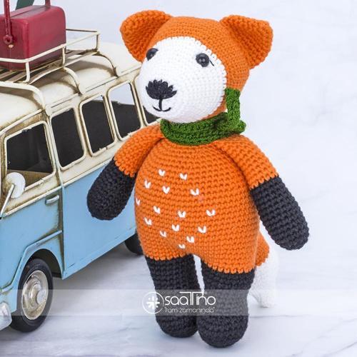 Sevimli Mister Fox Organik Oyuncak Tilki Uyku Arkadaşı  Boyutları Y:17cm X G:12cm 